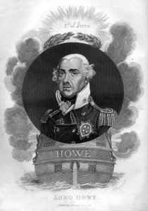 理查德·豪将军，1st Earl Howe，1726-1799，英国海军上将，1816。