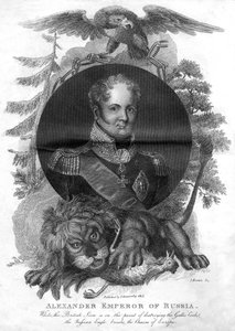 亚历山大一世，俄罗斯皇帝1777-1825，1816年。