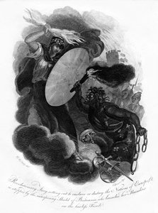 革命愤怒与不列颠尼亚，1814年。