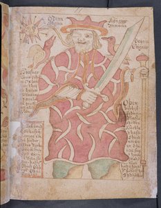 Odin，来自Melsteds Edda（笔和墨水和纸上的卫生纸）