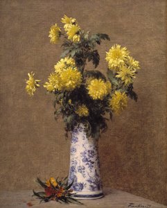 菊花 作者 伊格纳斯·亨利·让·范坦·拉图尔