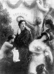 柏辽兹，或生日，1876年 作者 伊格纳斯·亨利·让·范坦·拉图尔
