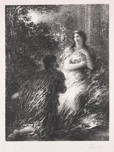 木马二重奏，1894-1895年。 作者 伊格纳斯·亨利·让·范坦·拉图尔