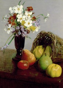 水果和鲜花，1866年