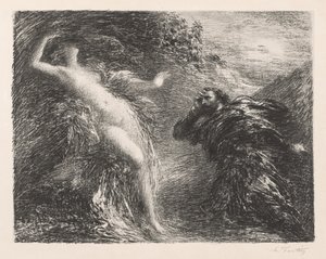 曼弗雷德（Manfred）和阿斯塔迪（Astarté），1892年。 作者 伊格纳斯·亨利·让·范坦·拉图尔