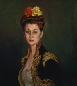 （女士肖像与MOÑON和CHAQUETILLA DE TORERO） 作者 伊格纳西奥·祖洛加（Ignacio Zuloaga y Zabaleta）