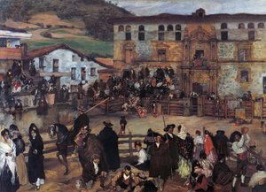 埃瓦尔斗牛 作者 伊格纳西奥·祖洛加（Ignacio Zuloaga y Zabaleta）