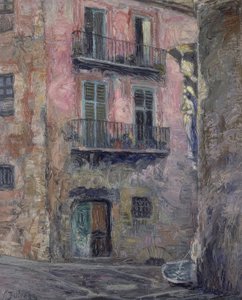 CAL DEL ANGEL DE GERONA-1931年-OLEO - LIENZO-80×67 CM 作者 伊格纳西奥·祖洛加（Ignacio Zuloaga y Zabaleta）