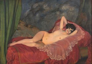 红色裸体》，1922年。