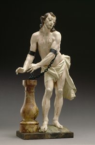 列柱上的基督，1754年 作者 伊格纳兹·冈瑟（Ignaz Gunther）