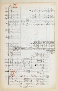 伊戈尔-斯特拉文斯基（Igor Stravinsky，1882-1971 年）《火鸟》简化管弦乐组曲的乐谱手稿 作者 伊戈尔·斯特拉文斯基