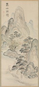 春天的风景，17世纪。