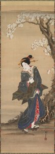 宫廷女郎，19世纪。