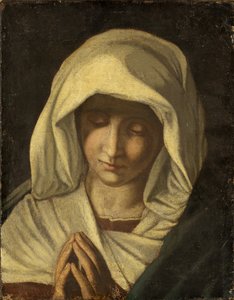 祈祷中的处女，约1800年（布面油画）
