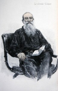 列夫-尼古拉耶维奇-托尔斯泰(1828-1910) 作者 伊利亚·叶菲莫维奇·列宾