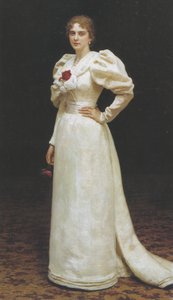 吕德米拉·彼得罗夫娜·施泰因黑尔的肖像，1895年 作者 伊利亚·叶菲莫维奇·列宾