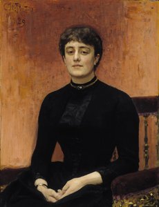 Yelizaveta Zvantseva肖像1864-1921 作者 伊利亚·叶菲莫维奇·列宾