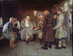士兵故事，1877年 作者 伊利亚·叶菲莫维奇·列宾