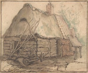 一座农场建筑，16世纪末至17世纪中期。 作者 以亚伯拉罕·布洛马特（Abraham Bloemaert）的方式。