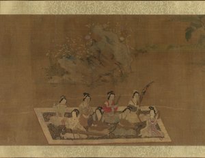 苏蕙女士和她的诗词拼图，16世纪。 作者 以秋莹的风格