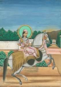 Sheodan Singh，阿尔瓦尔王公，大约1820年 作者 印度艺术