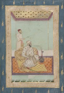 Abdul Ghaffar Khan Bahadur，c.1680（不透明wc＆黄金在纸上） 作者 印度学校