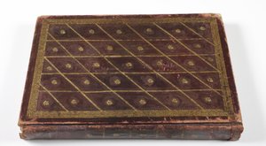 莫卧儿王朝家谱专辑，1855年（皮革配金色细节） 作者 印度学校