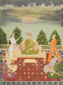Bahadur Shah和他的四个儿子和一个孙子，1710年 作者 印度学校