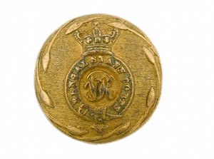 纽扣，孟加拉参谋团，1876-1891年 作者 印度学校