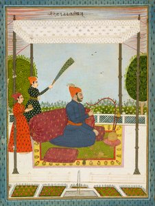 达蒂亚总理Diwan Nawal Singh，约1750年 作者 印度学校