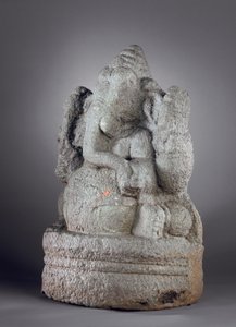Ganesha，12-13世纪（花岗岩） 作者 印度学校