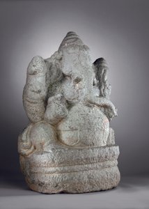 Ganesha，12-13世纪（花岗岩） 作者 印度学校