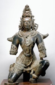 Garuda，来自Mandla Fort，Madhya Pradesh，公元1200年（黑石）