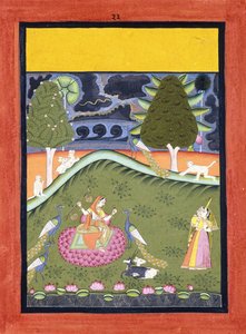 戈玛拉尔·拉吉尼（c。 1740 作者 印度学校