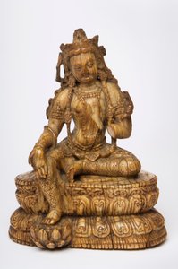 塔拉的喜马拉雅象牙人物 作者 印度学校