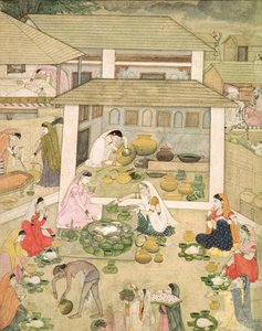 在。 68.4女人的盛宴，第1810页 作者 印度学校