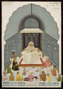 在。 70.4 Fateh Singhs（1769-1818）音乐派对，1770-80 作者 印度学校