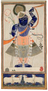 Krishna 饰 Shri Nathji 作者 印度学校
