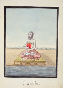 MSS EUR C 116/1 f.77r 印度史诗《阿迪亚特玛-罗摩衍那》中的圣人卡皮拉 作者 印度学校
