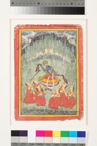 梅格·马拉拉·拉加（Megh Malar Raga），约1720年（纸上不透明w - c） 作者 印度学校