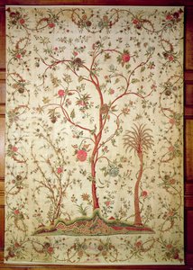 来自科罗曼德海岸的Palampore或床罩，1770年（印花棉布） 作者 印度学校