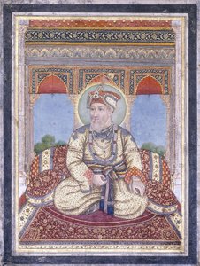 19世纪初的阿克巴·沙阿二世（Akbar Shah II）肖像 作者 印度学校