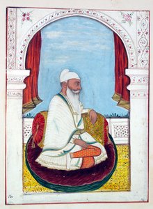 Rajah Lal Singh，来自旁遮普王国，统治者和酋长，第一卷，由一位身份不明的印度艺术家进行的27次水彩研究，第1840页（纸上写着） 作者 印度学校