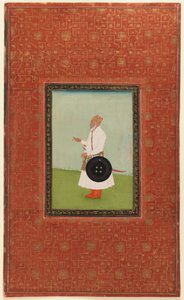 Ruh Allah Khan，1875-1900（纸上不透明的黄金和黄金） 作者 印度学校