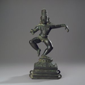 Sambandar，儿童圣徒致力于湿婆，c.1100（铜合金） 作者 Indian School