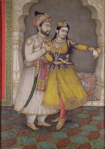 Shah Jahan和Qudsia Begum：Begum倒酒，Kalam