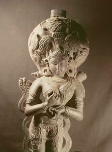 恒河，马哈纳德，孟加拉，塞纳王朝的雕像（1050-1202）