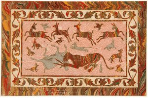 The Tigers Prey，c.1650（不透明wc＆黄金在纸上） 作者 印度学校