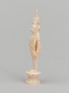 白色棋子，棋子，印度，约1820年 作者 印度学校