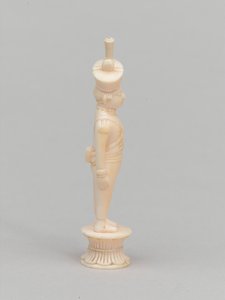 白色棋子，棋子，印度，约1820年 作者 印度学校